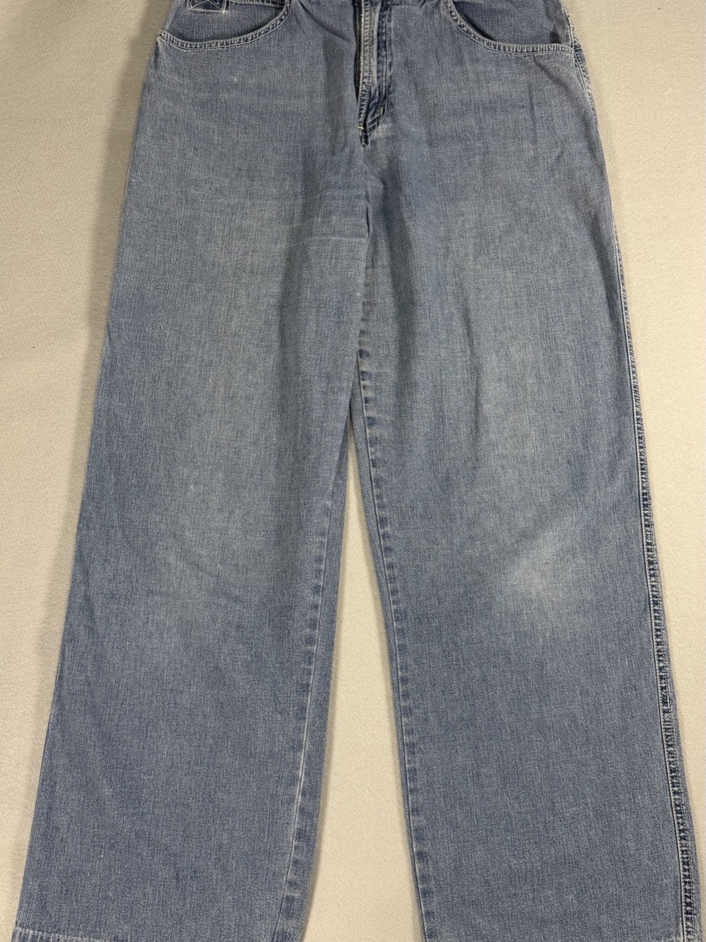 Vintage 90s Old Navy Boys Baggy Carpenter Jeans Size 12 Skater Y2K Wide Leg